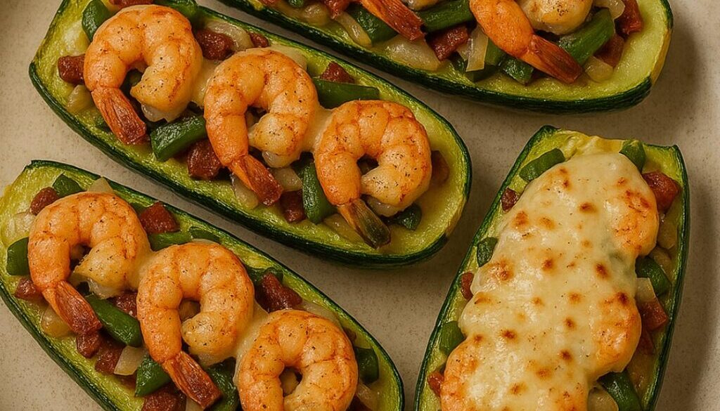 Calabacitas con Camarones